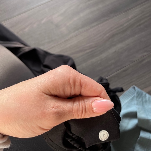 lululemon base pace black leggings size 6 23" inseam casual comfy - Picture 2 of 2